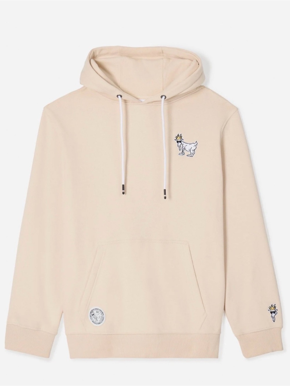 GOAT USA OG Hooded Sweatshirt Sandshell, size L, like new!